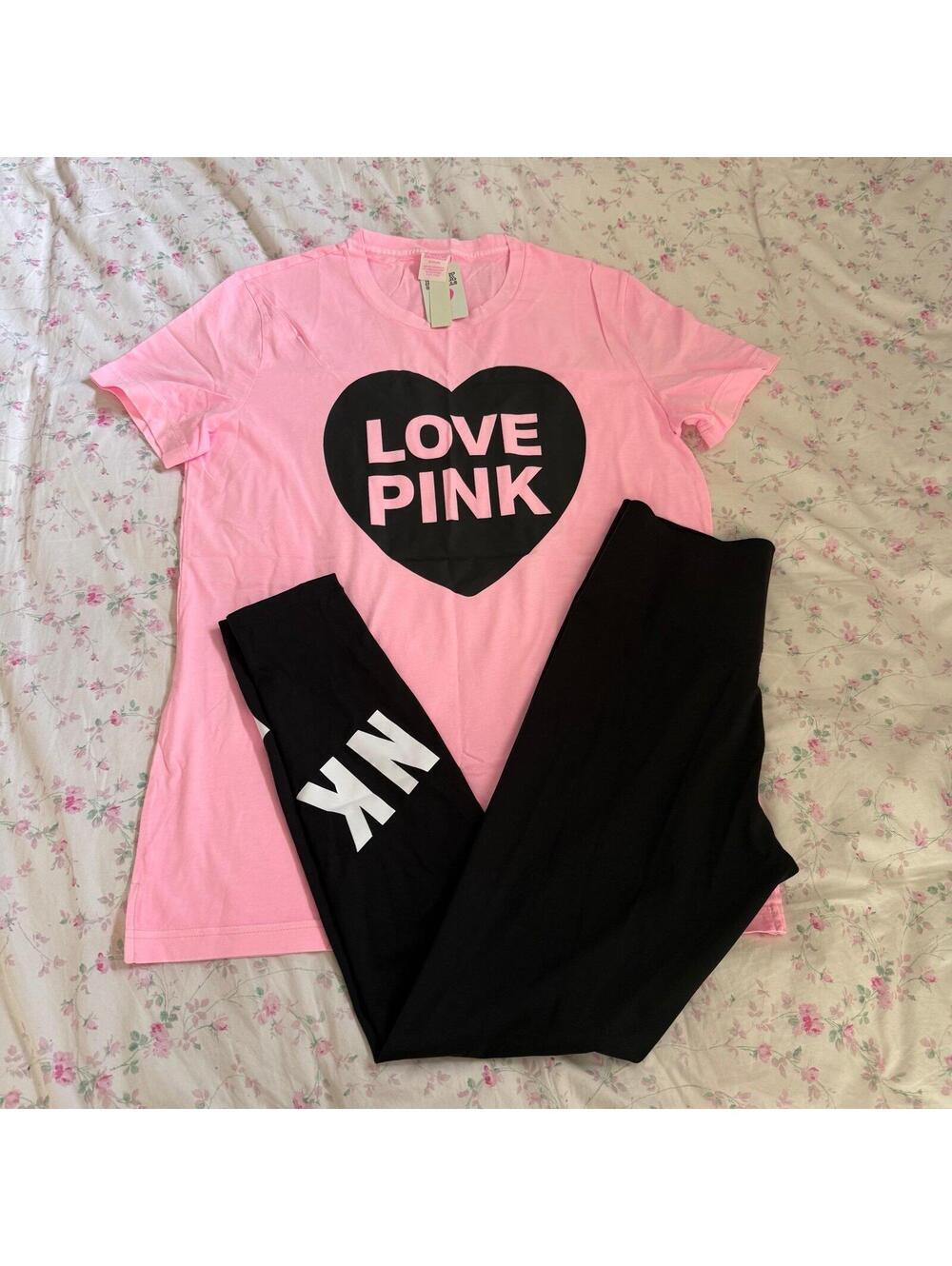 PINK Victoria’s Secret Shirt and Leggings set